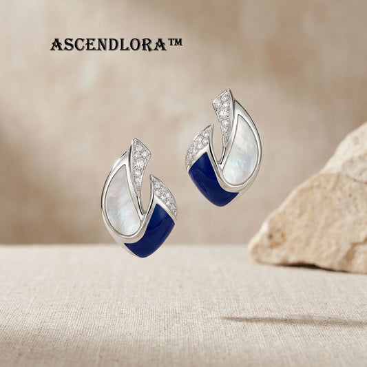 🌙 Ascendlora™ THE CELESTIAL LAPIS DROPS "True luxury is found in the weight of the stars. An earring set forged to bridge the gap between geological time and the fleeting moment of a single glance."